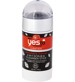 yes to Tomatoes Detoxifying Charcoal 2-in-1 Scrub & Cleanser Stick 70 g