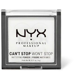 NYX Professional Makeup Can’t Stop Won’t Stop Mattifying Powder Kompaktpuder 6 g Nr. 11 - Bright Translucent
