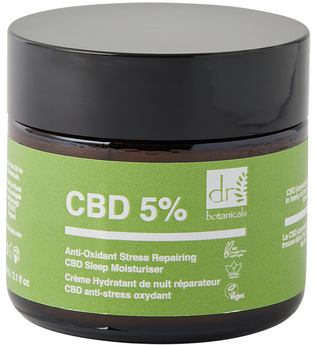 Dr. Botanicals CBD 5% Anti-Oxidant Stress Repairing CBD Sleep Moisturizer Nachtcreme 60 ml