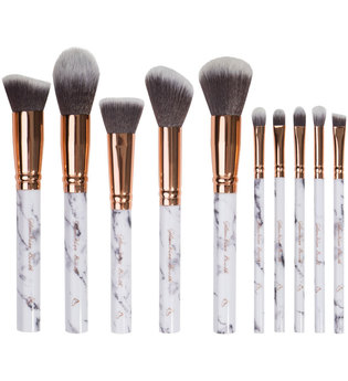 10 Piece Marble Brush Set With Case