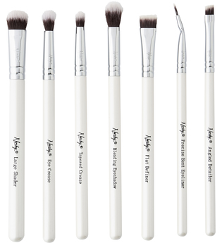 The Eye Brush Set 7 Piece Brush Collection Pearlescent White