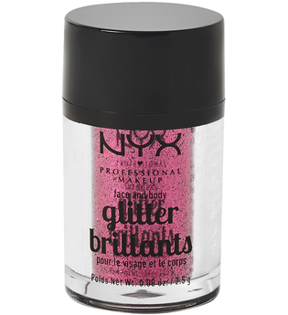 NYX Professional Makeup Glitter Brilliants Face & Body Glitzer 2.5 g Nr. 09 - Red