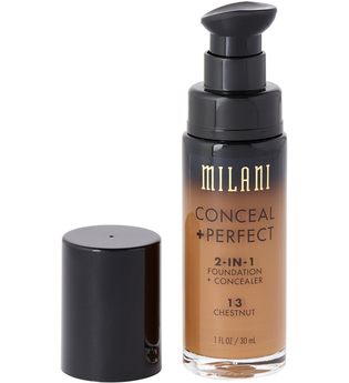 Milani - Foundation + Concealer - 2 in 1 - Conceal + Perfect - Chestnut - 13