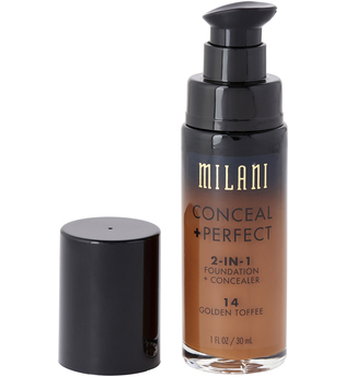 Milani - Foundation + Concealer - 2 in 1 - Conceal + Perfect - Golden Toffee - 14