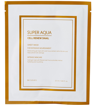MISSHA Super Aqua Cell Renew Snail Hydro-Gel Sheet Mask 28g