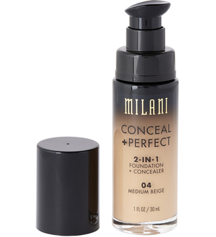 Milani - Foundation + Concealer - 2 in 1 - Conceal + Perfect - Medium Beige - 04