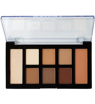 NYX Professional Makeup Matchy-Matchy Monochromatic Lidschatten Palette 7.4 g Nr. 01 - Taupe