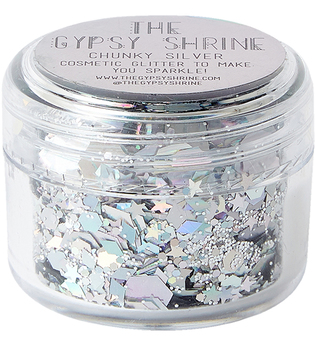 Face; Hair and Body Glitter   Chunky Silver Mix