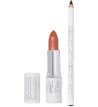 Matte Lipstick + Liner Duo Orange Nude