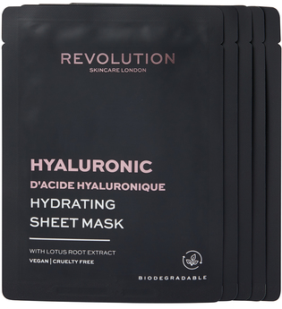 Revolution Skincare Biodegradable Hydrating Hyaluronic Acid Sheet Mask Tuchmaske 5.0 pieces