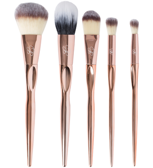RoseMetal Stiletto Brush Set With Makeup Bag