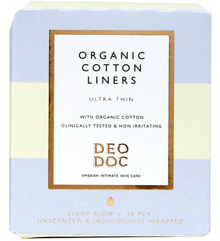 DeoDoc Organic cotton Liners Tampon 24 Stk