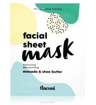 flaconi Face Essentials Avocado und Sheabutter Tuchmaske 1 Stk