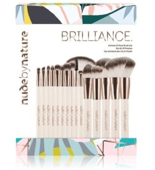 Nude by Nature Brilliance 15 Piece Brush Collection Pinselset  1 Stk
