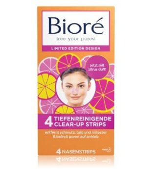 Bioré Clear-Up Strips Orange Mitesser Strips  4 Stk