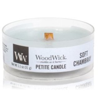 WoodWick Soft Chambray Petite Duftkerze  31 g