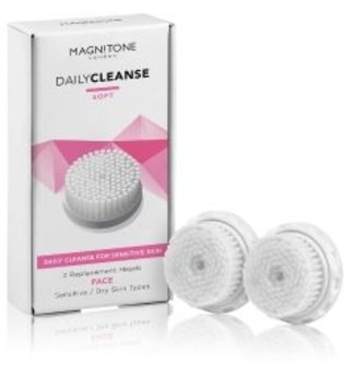 Magnitone London Replacement Brush Heads Daily Cleanse - Sensitive & Dry Skin Types Ersatzbürste  2 Stk