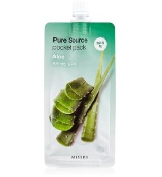 MISSHA Pure Source Pocket Pack Aloe Gesichtsmaske 10 ml