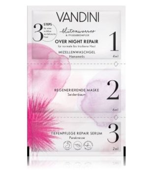 VANDINI Blütenwasser Over Night Repair Gesichtsmaske  12 ml