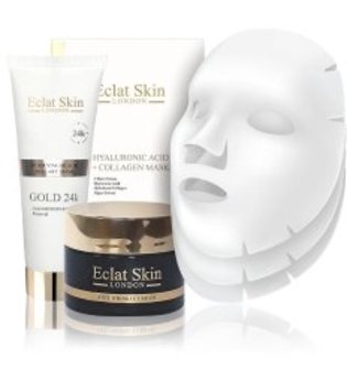 Eclat Skin London Hyaluronic Acid + Collagen & Gold 24K 5 Gesichtspflegeset