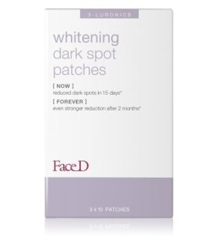 Face D 3-Luronics Whitening Dark Spot Patches Gesichtsmaske 30 Stk