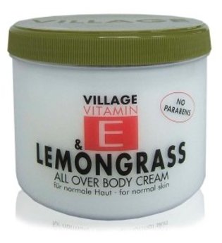 Village Pflege Vitamin E Body Cream Lemongras 500 ml