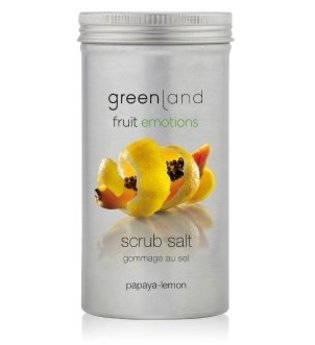 Greenland Fruit Emotions Papaya-Lemon Scrub Salt Körperpeeling 400 ml