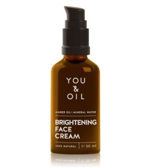 YOU & OIL Nourish & Brighten Amber Oil+Mineral Water Gesichtscreme  50 ml