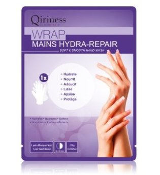 QIRINESS Wrap Mains Hydra-Repair Soft & Smooth Hand Mask Handmaske  1 Stk