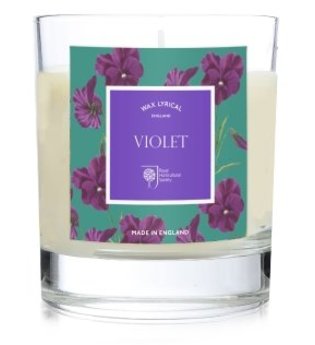 Wax Lyrical RHS Fragrants Garden Violet Candle Glass Duftkerze 0,19 kg