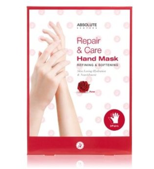 Absolute New York Pflege Körperpflege Repair & Care Hand Mask Rose 3 Paar 3 x 1 Stk.