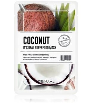 DERMAL It's Real Superfood Coconut Tuchmaske 1 Stk