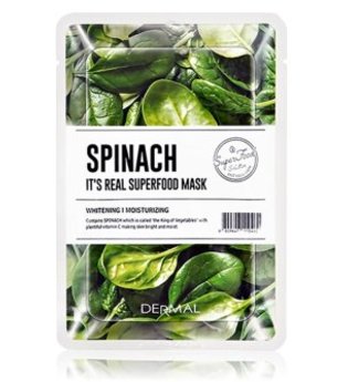 DERMAL It's Real Superfood Spinach Tuchmaske 1 Stk