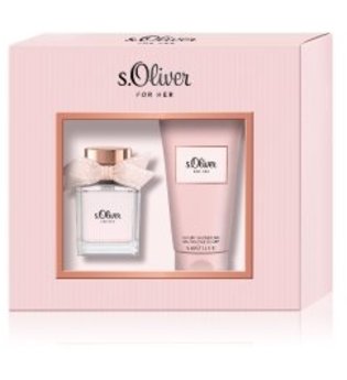 s.Oliver Damendüfte For Her Geschenkset Eau de Toilette Spray 30 ml + Luxury Shower Gel 75 ml 1 Stk.