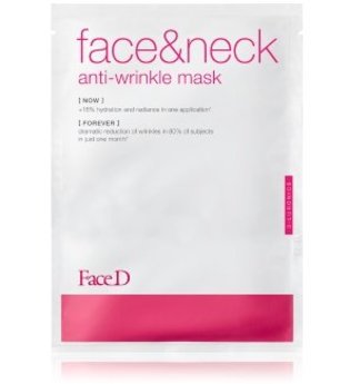 Face D 3-Luronics Anti-Wrinkle Face & Neck Mask Tuchmaske 1 Stk