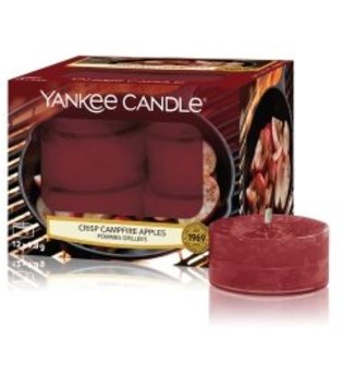 Yankee Candle Crisp Campfire Apples Tea Lights Duftkerze 12 Stk