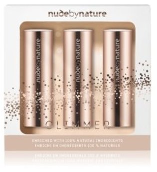 Nude by Nature Glimmer Moisture Shine Trio Lippen Make-up Set  1 Stk