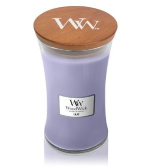 WoodWick Lilac Large Hourglass Duftkerze  610 g