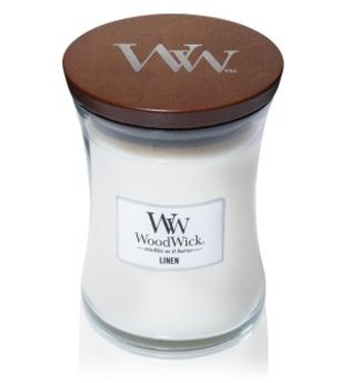 WoodWick Linen Hourglass Duftkerze  275 g