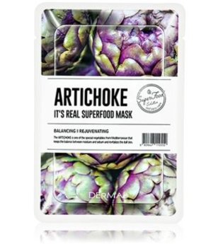 DERMAL It's Real Superfood Artichoke Tuchmaske 1 Stk