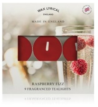 Wax Lyrical Made In England Raspberry Fizz Tealights Duftkerze  9 Stk