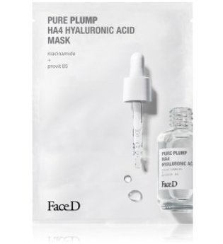 Face D Pure Plump HA4 Hyaluronic Acid Tuchmaske