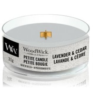 WoodWick Lavendar&Cedar Petite Duftkerze 31 g