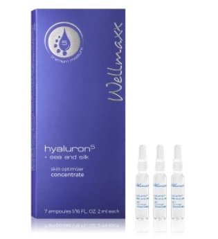Wellmaxx hyaluron⁵ + sea and silk skin optimizer concentrate Ampullen 14 ml