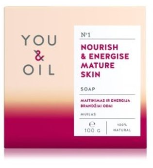 YOU & OIL Nourish & Energise Mature Skin Stückseife 100 g