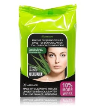 Absolute New York Pflege Gesichtspflege Make-up Cleansing Tissues Fresh Aloe 33 Stk.