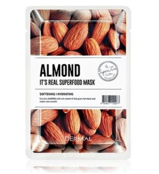 DERMAL It's Real Superfood Almond Tuchmaske 1 Stk