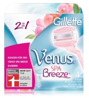 Gillette for Women Venus Breeze Spa Systemklingen Rasierklingen 8 Stk