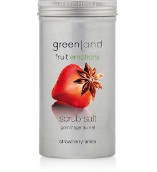 Greenland Fruit Emotions Strawberry-Anise Scrub Salt Körperpeeling 400 ml
