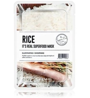 DERMAL It's Real Superfood Rice Tuchmaske  1 Stk